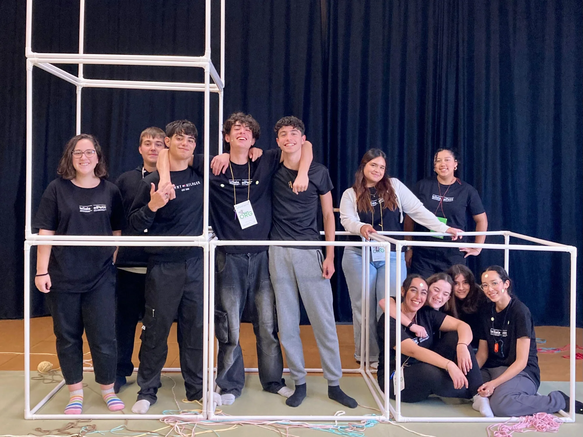 Joves voluntaris al Festival elPetit