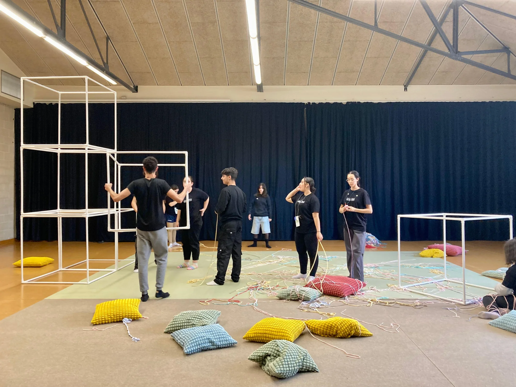 Joves voluntaris al Festival elPetit