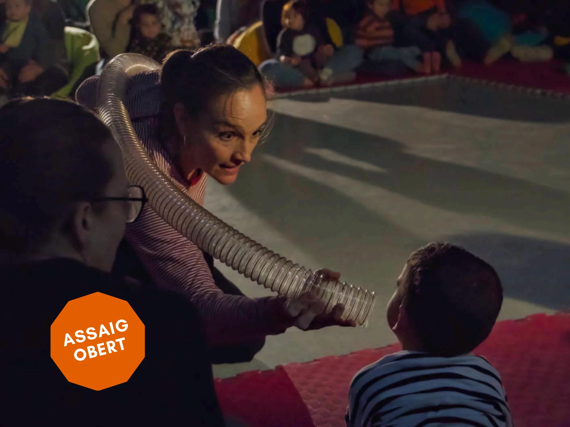 Tubs en escena (assaig obert)