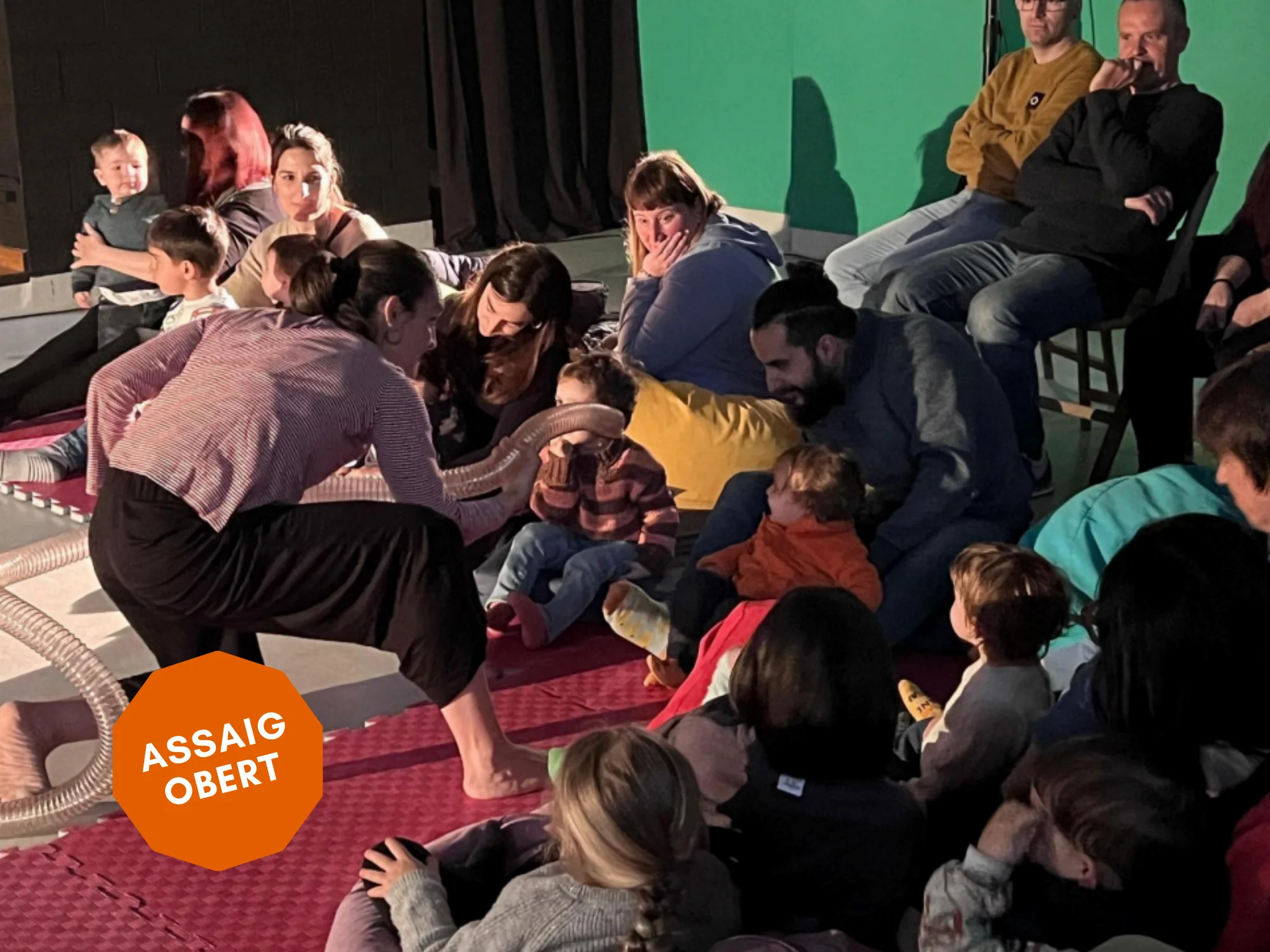 Tubs en escena (assaig obert)